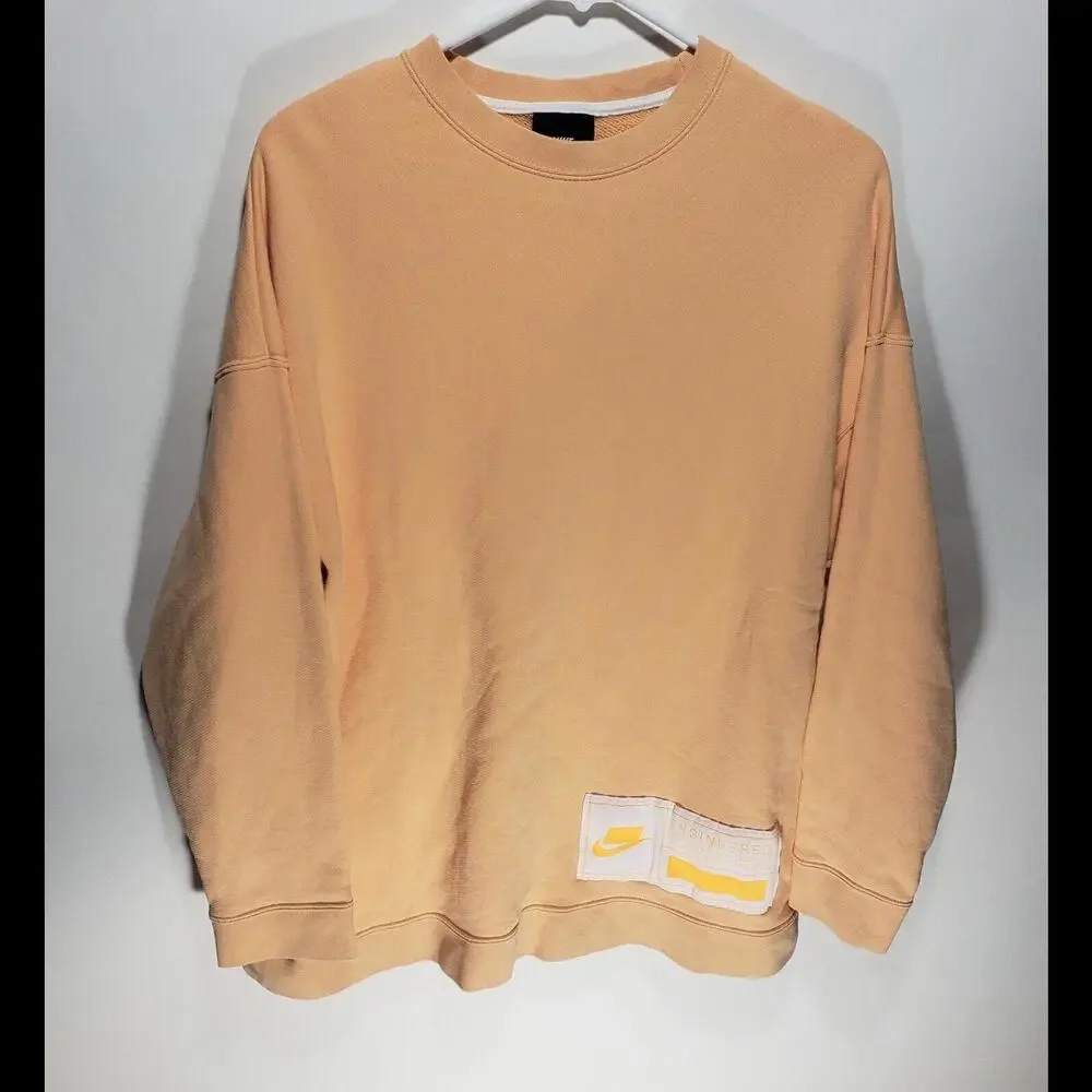 Women Nike Sweatshirt Engineered Champions Sportswear Oversized Pullover Size XS